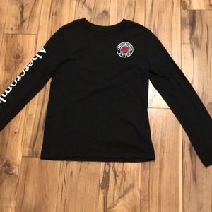 Girls black long sleeve shirt